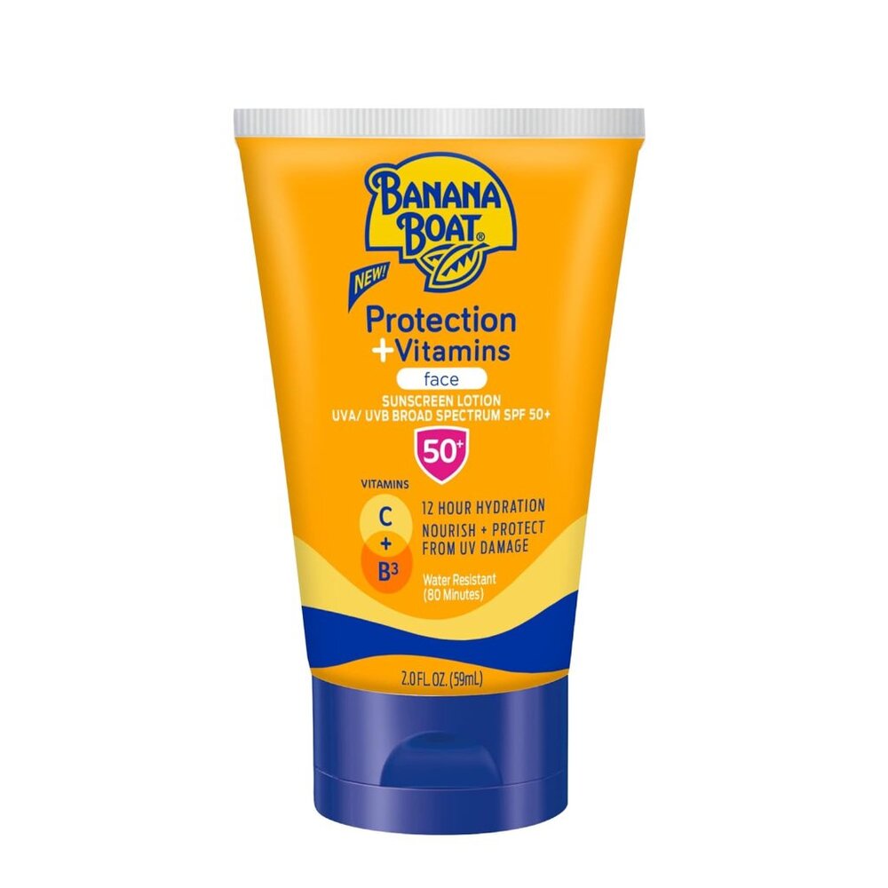 Orange and White Suncare Skincare Lotion SPF 50